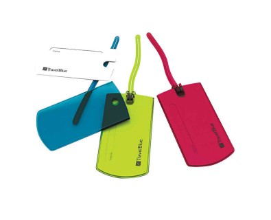 TRAVEL BLUE Jelly Name Tag...